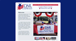 Desktop Screenshot of cameronparishdar.org